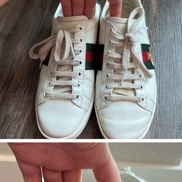 Gucci Women’s Ace Sneaker with Bee 🐝 - Picture 3 of 10